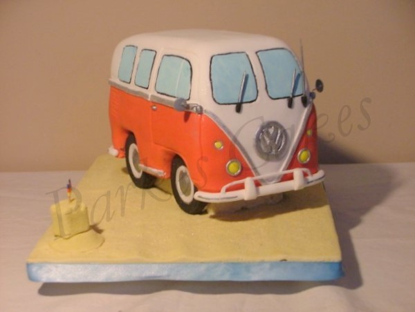 camper van birthday cake